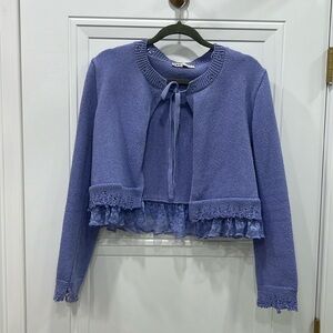 Zara cropped cardigan